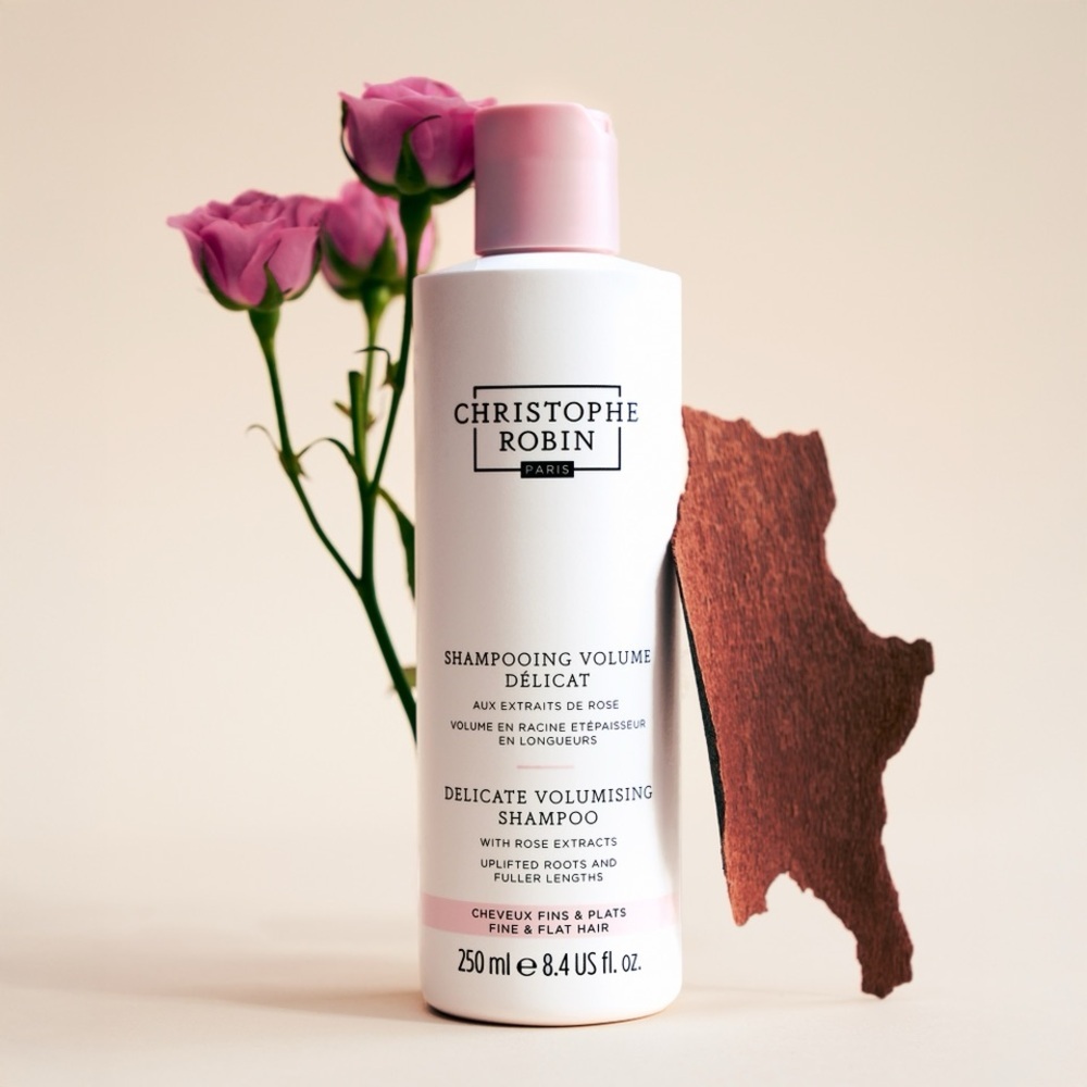 Christophe Robin Delicate Volumising Shampoo | NEW | Volumizing Rose Extracts